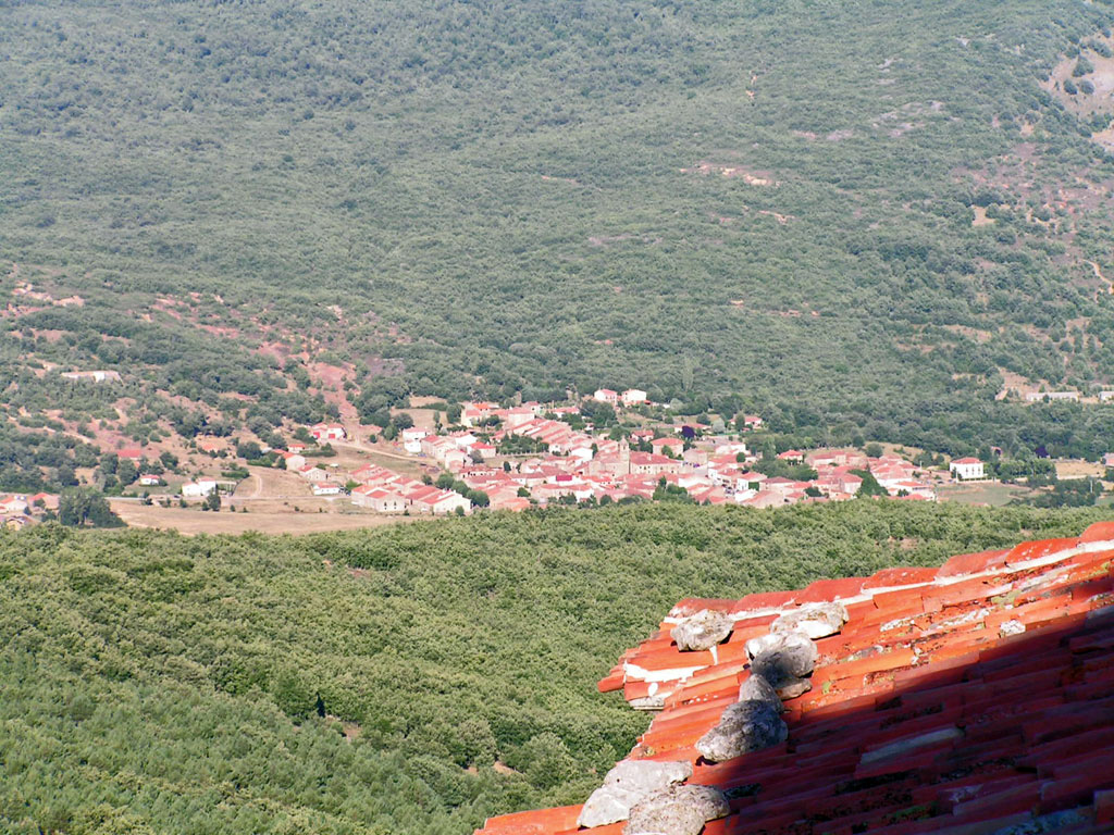Vista general de El Royo desde la Virgen.